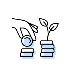 Icon of wealth and growth