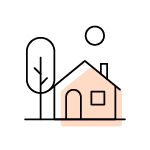 House and tree Icon