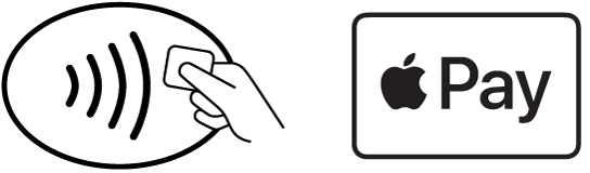Contactless logo and Apple Pay logo