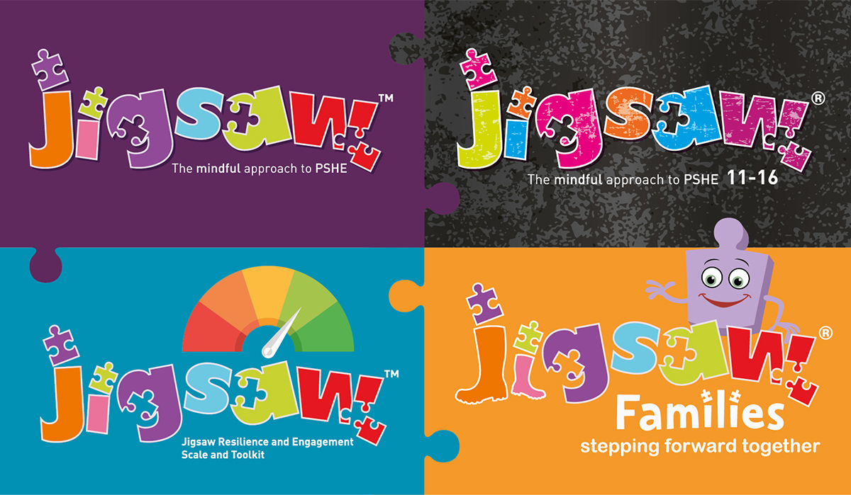 Four variants on the Jigsaw logo