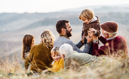 multi generation family