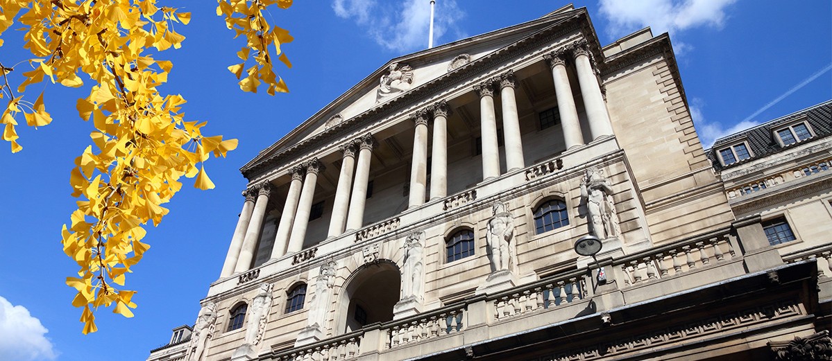 Bank of England in London