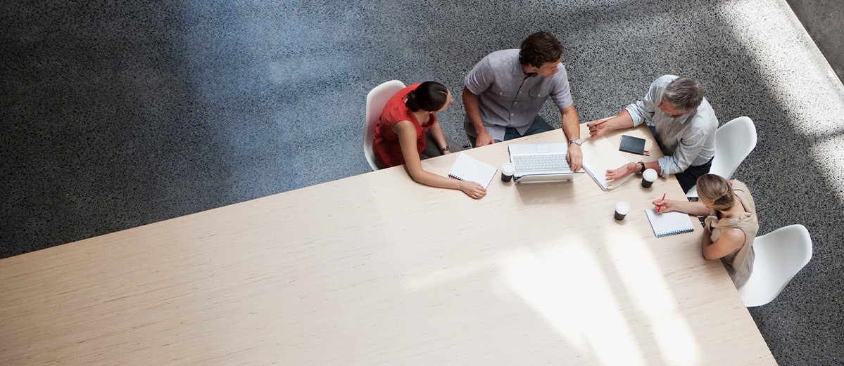 Business people meeting at conference table