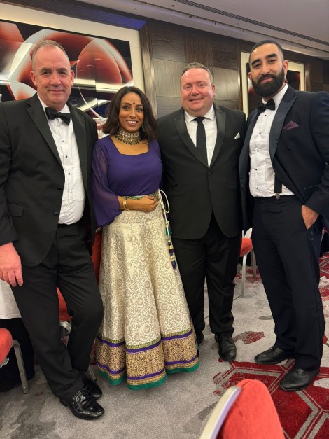 From L-R: Justin Snoxell, Sherelle Sehangara, Ross Mitchell and Rahul Gohil