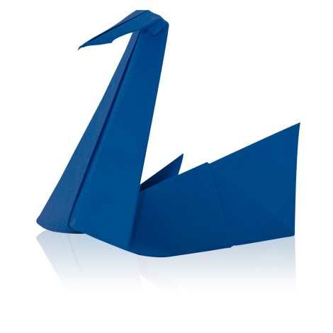 Origami swan