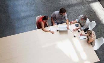 Business people meeting at conference table