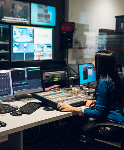 Woman-editing